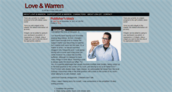 Desktop Screenshot of loveandwarren.org